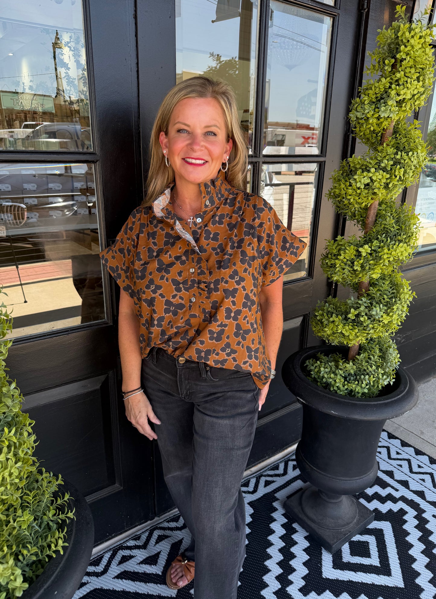 Whitney Top - Brown