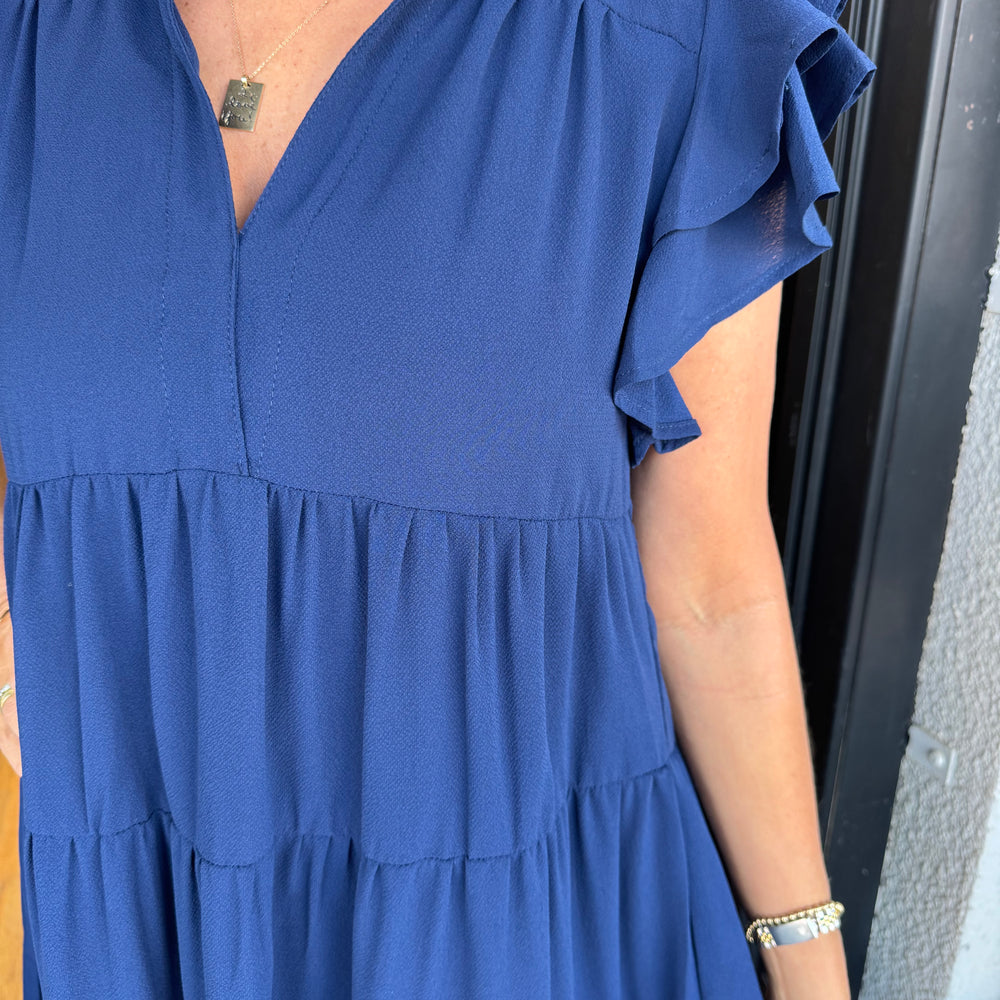 Maya Dress- Navy