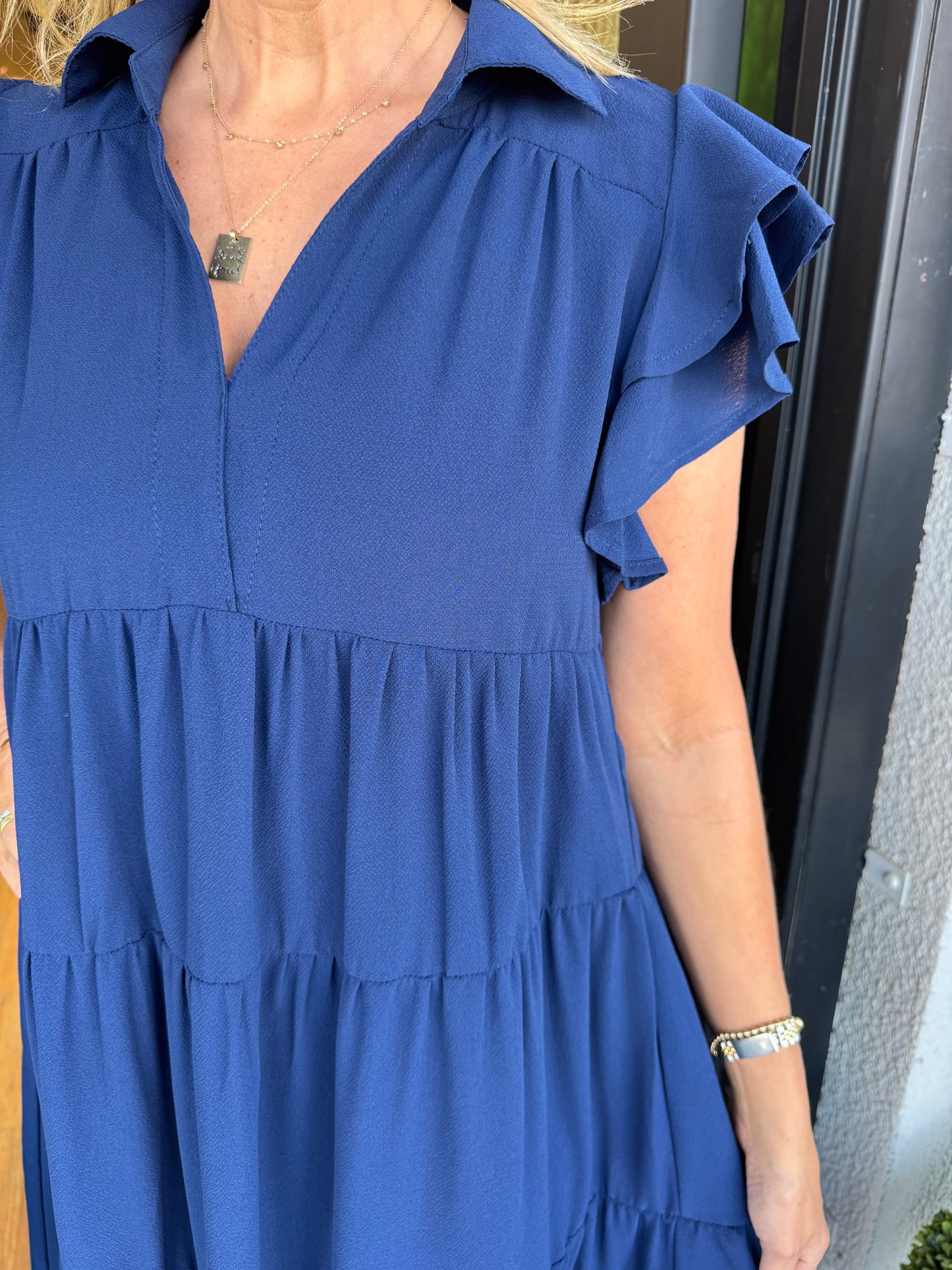 Maya Dress- Navy