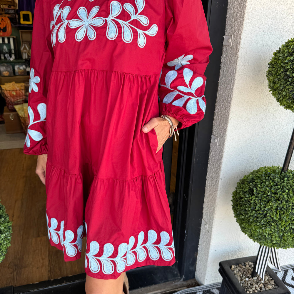 Wrenlee Dress-Wine