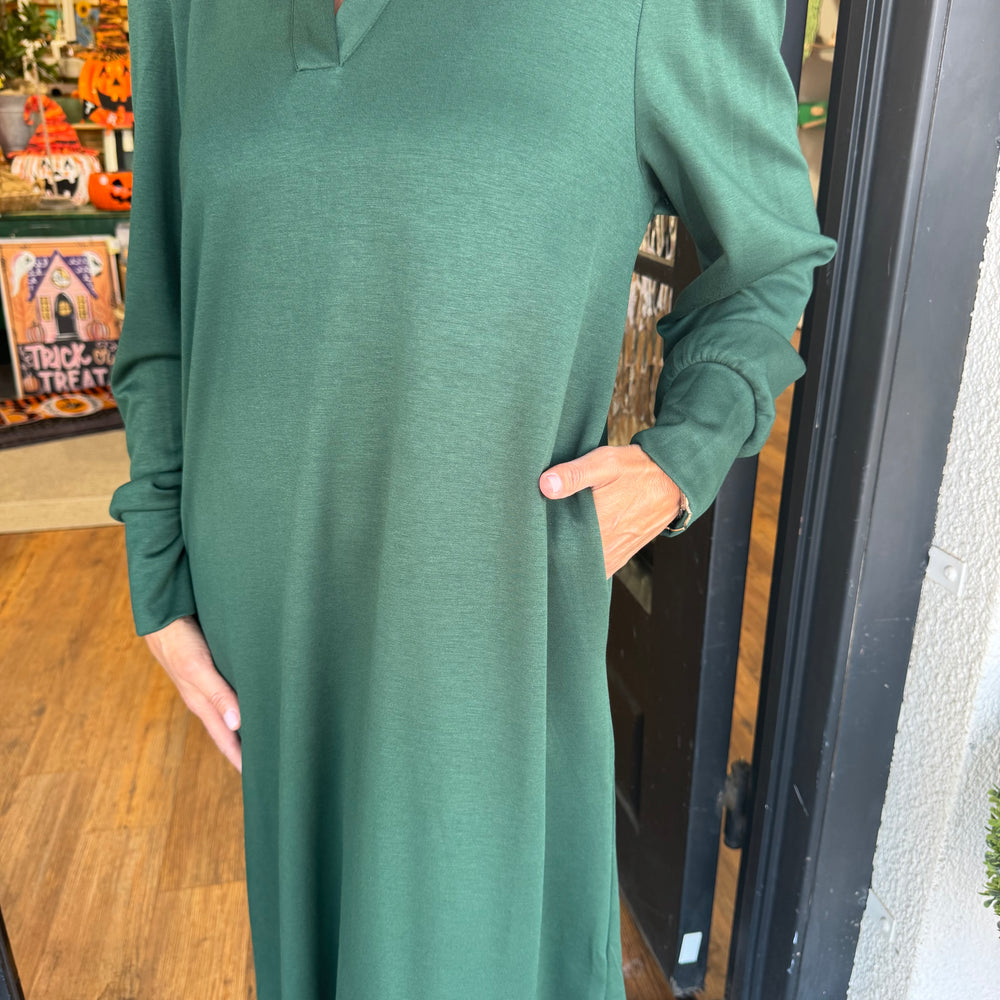 Alice Dress - Hunter Green