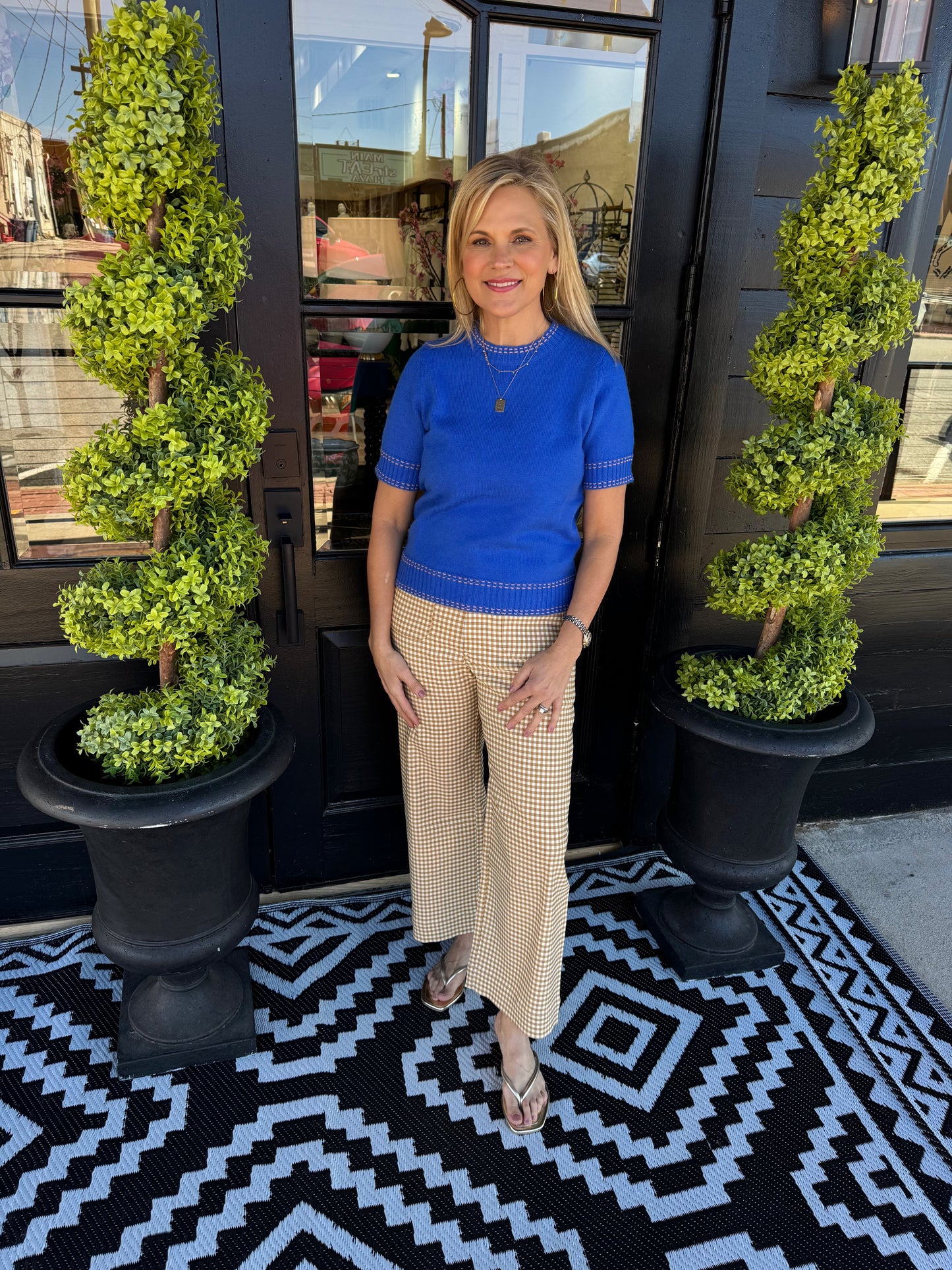 Joplin Top - Cobalt Blue