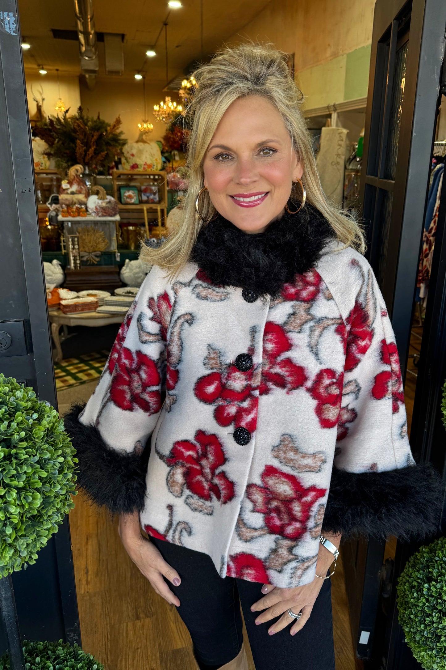 Ivy Jane Shadow Roses Jacket