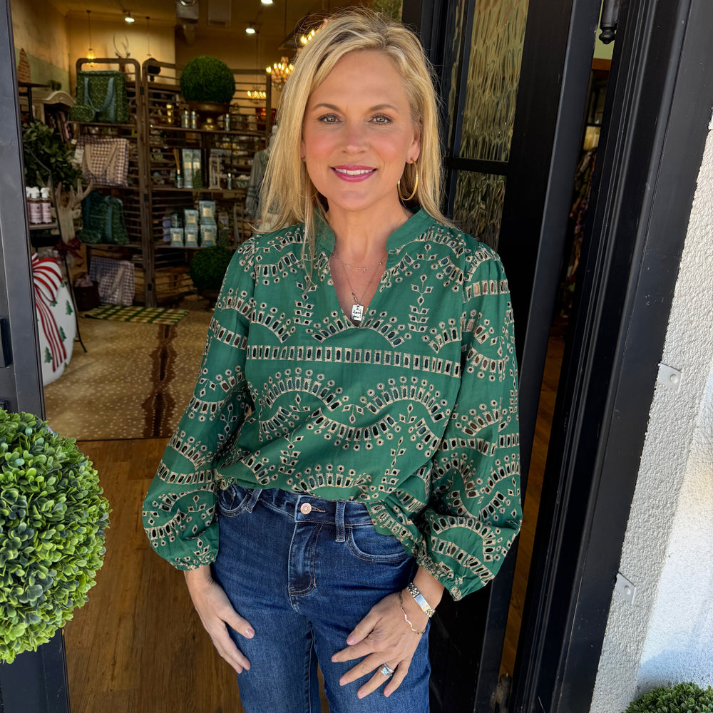 Elizabeth Top - Green