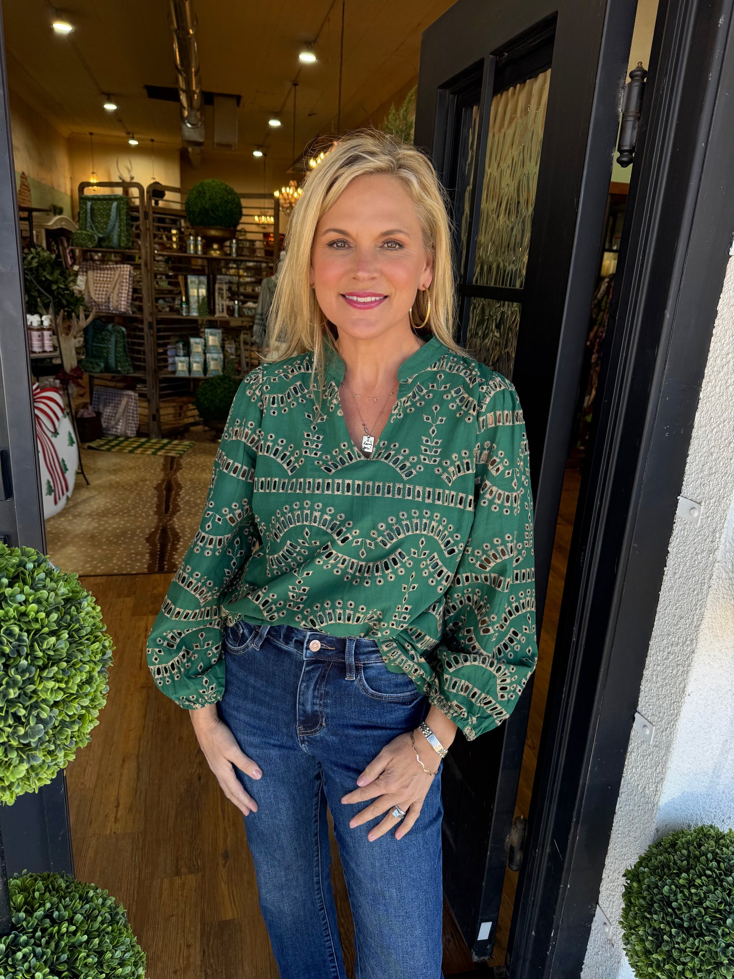 Elizabeth Top - Green