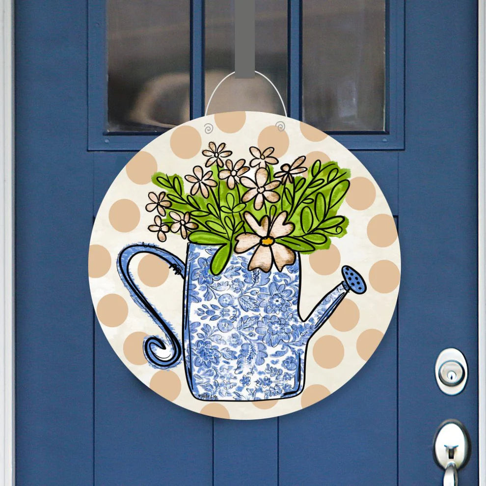 Home Sweet Home Watering Can Door Hanger