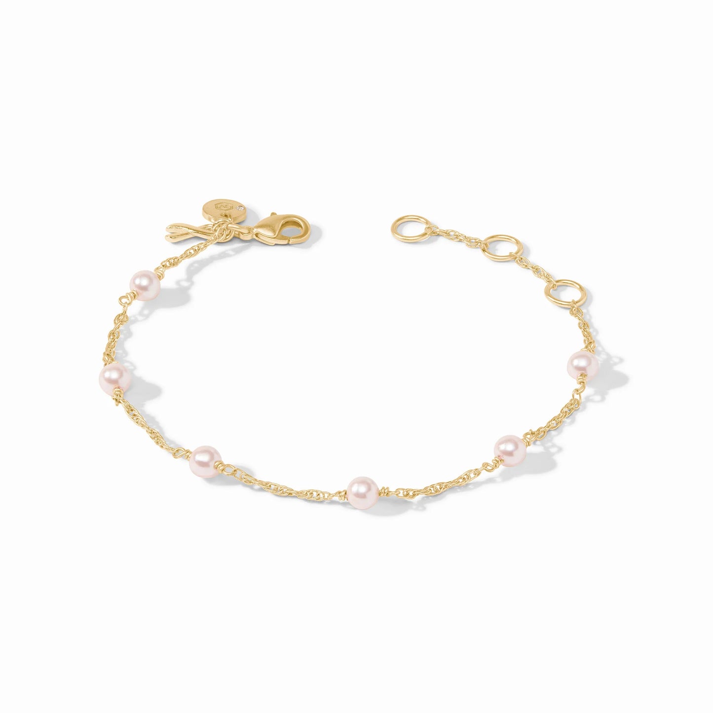 The Pink Delicate Bracelet - Gold - Pink Pearl - OS