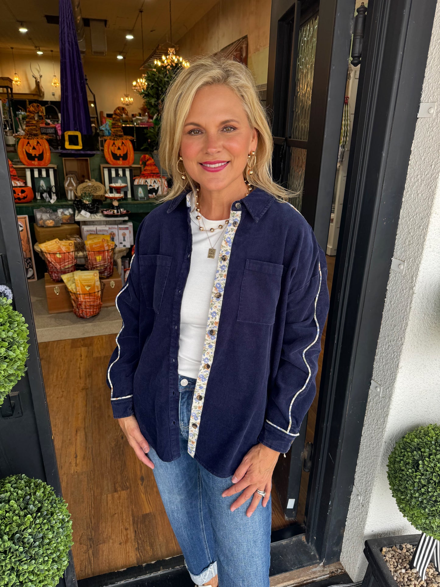Laurie Top - Navy