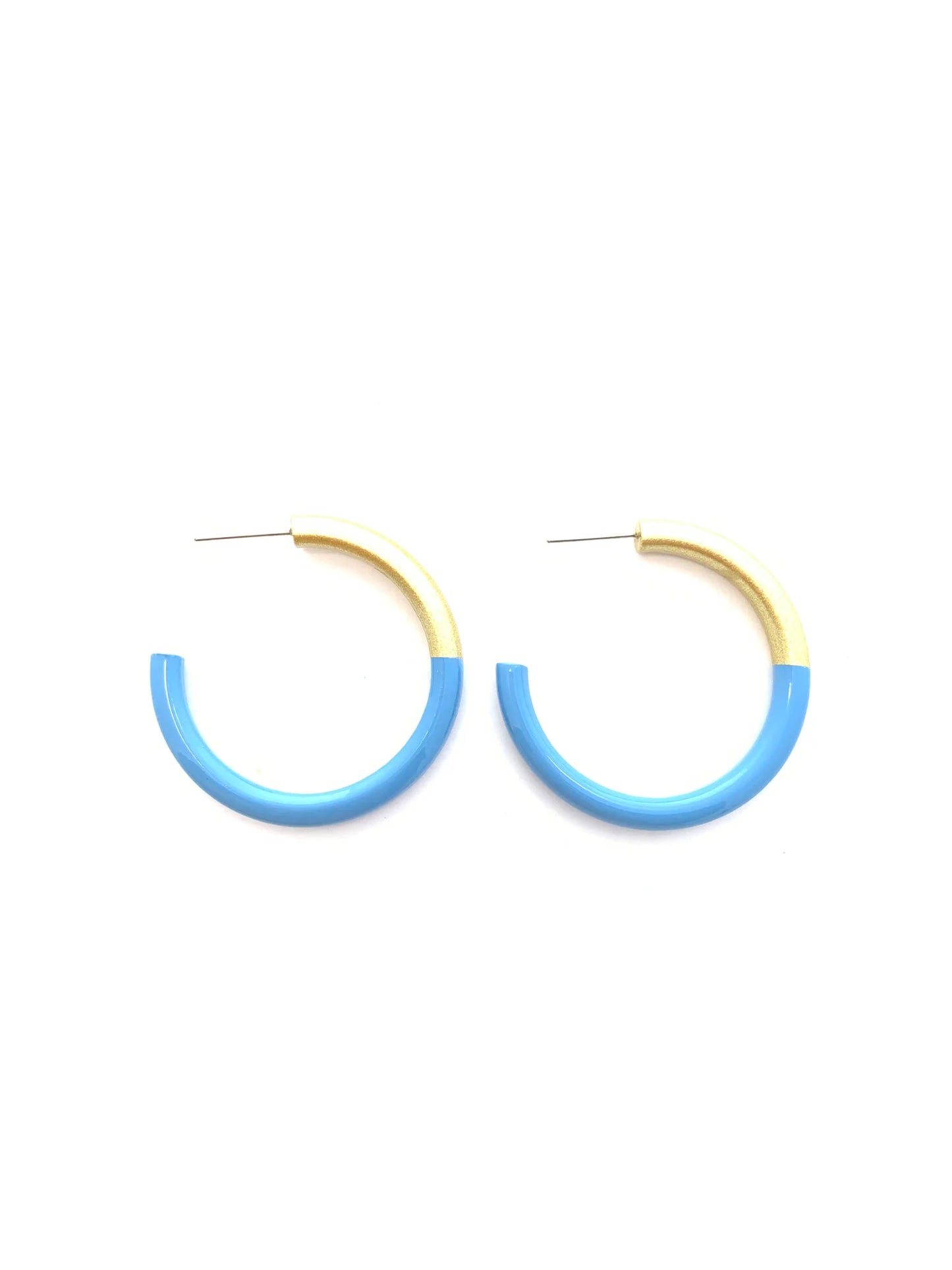 LIZ Hoops in Peri Blue