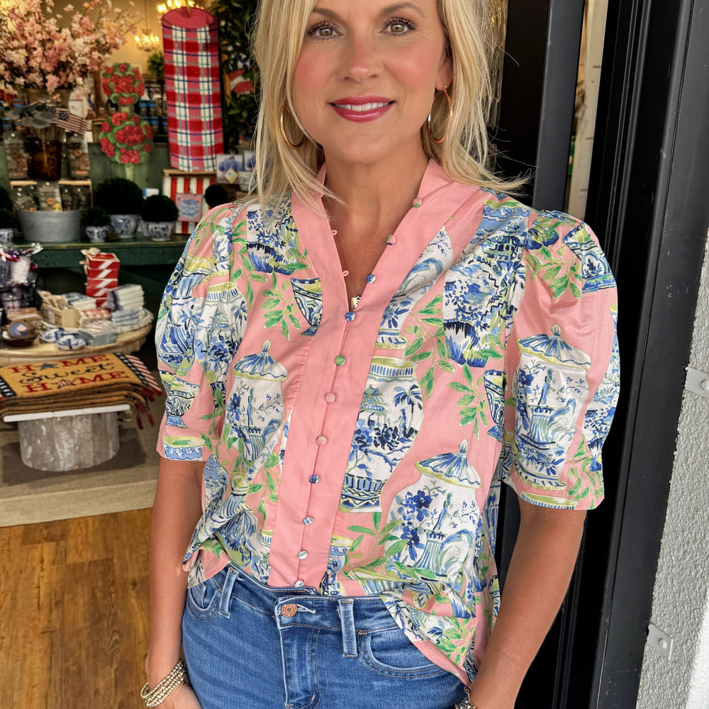 Talia Top- Pink