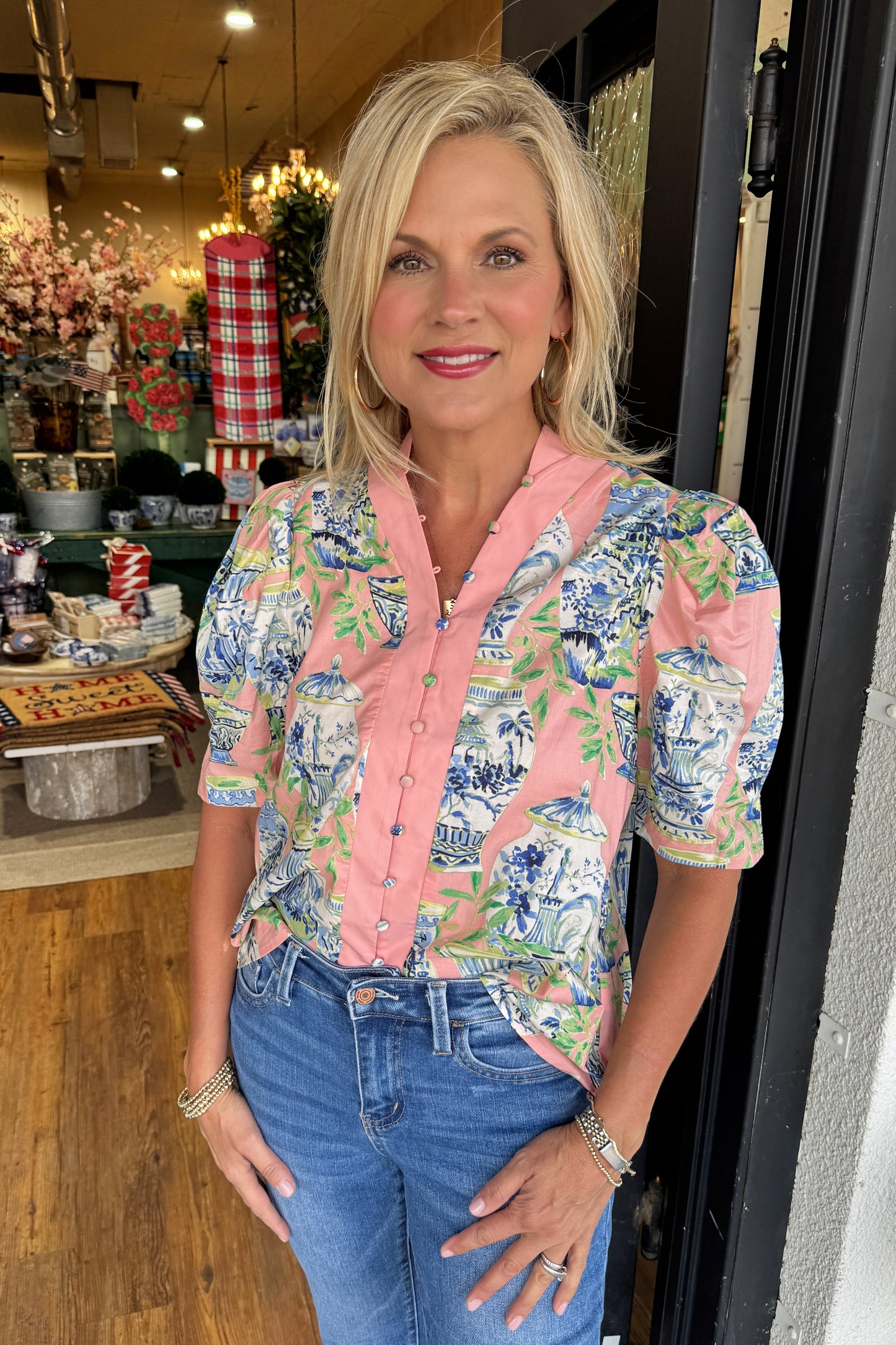 Talia Top- Pink