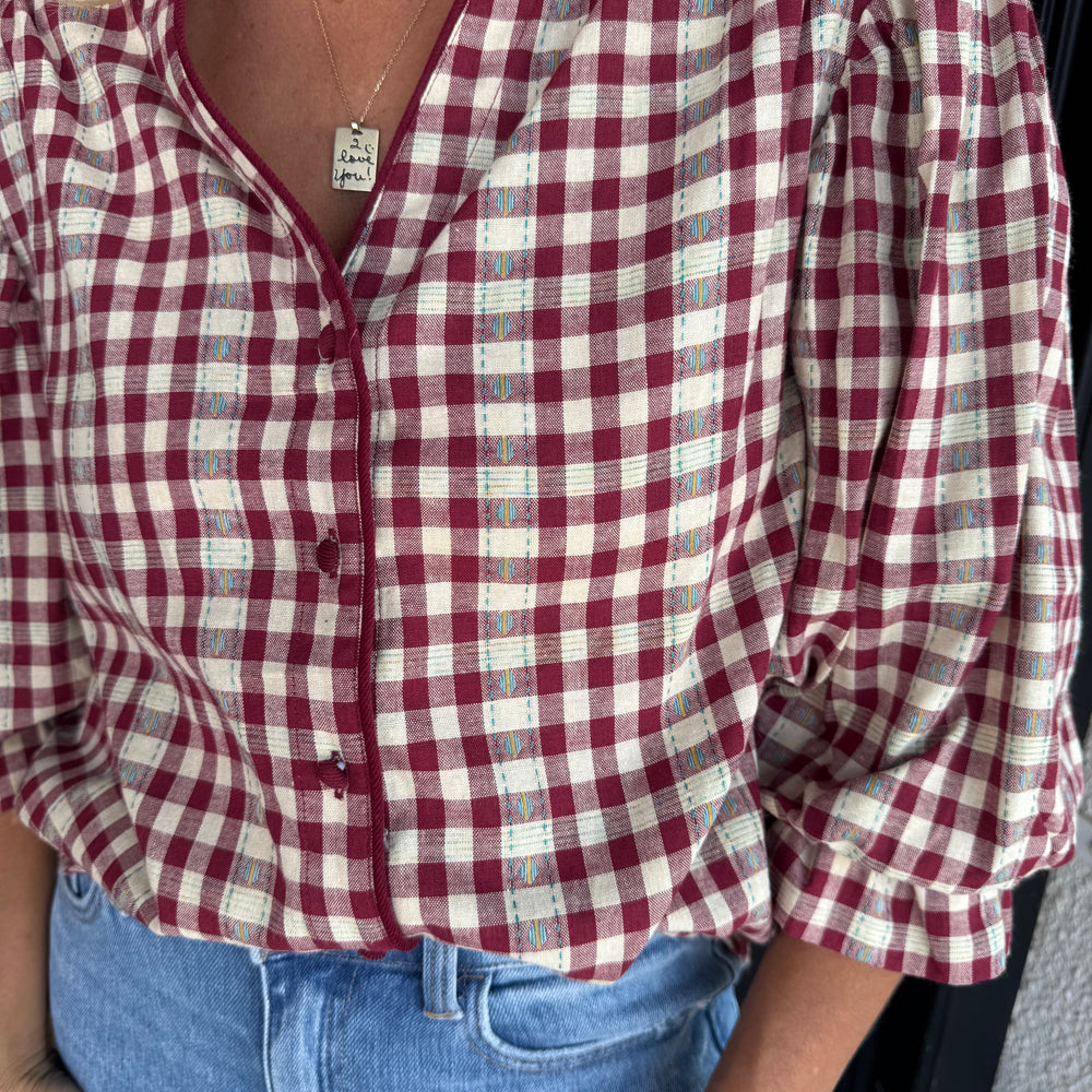 
                  
                    Carla Top - Wine
                  
                