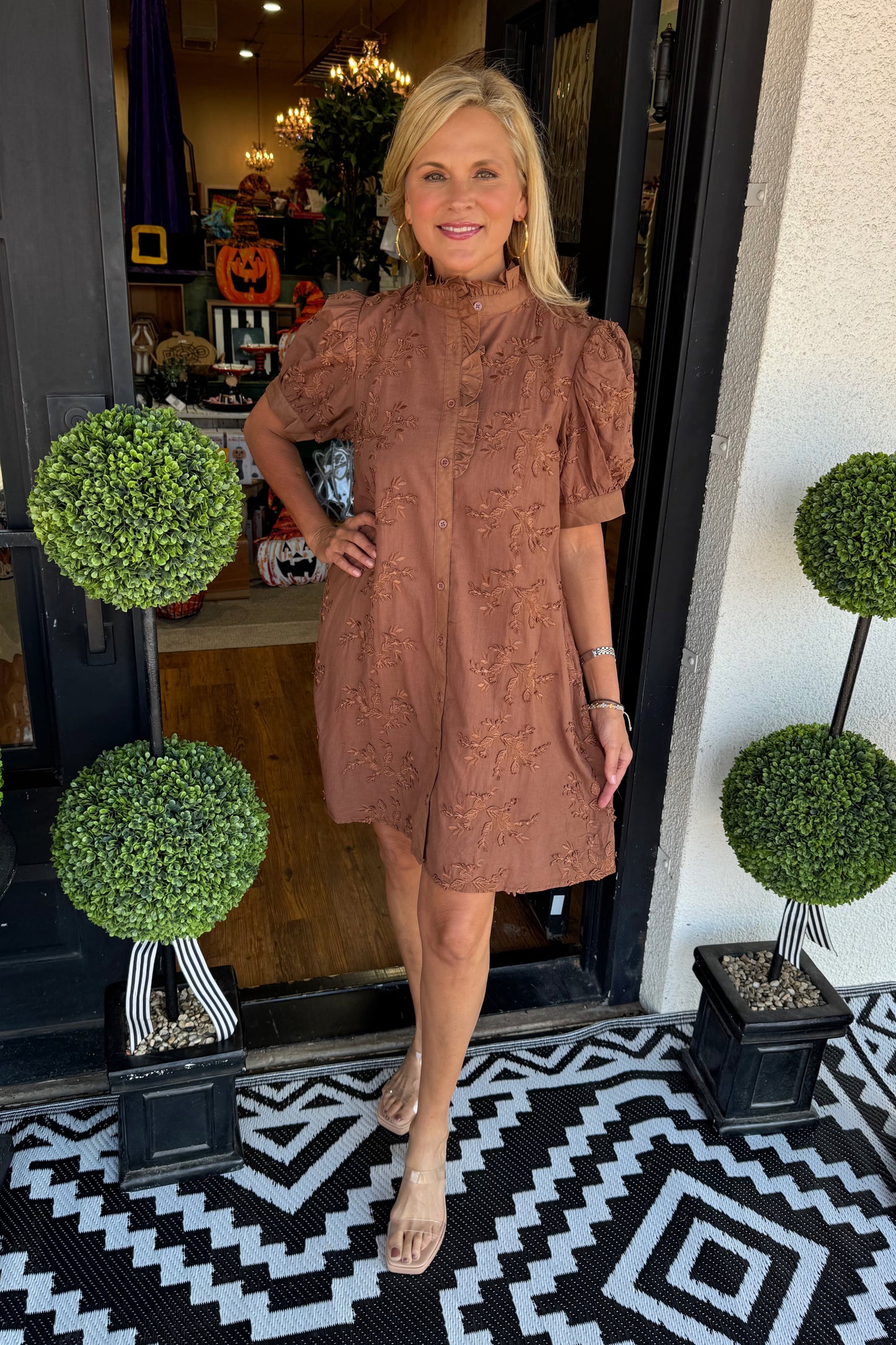 Clara Dress - Mocha