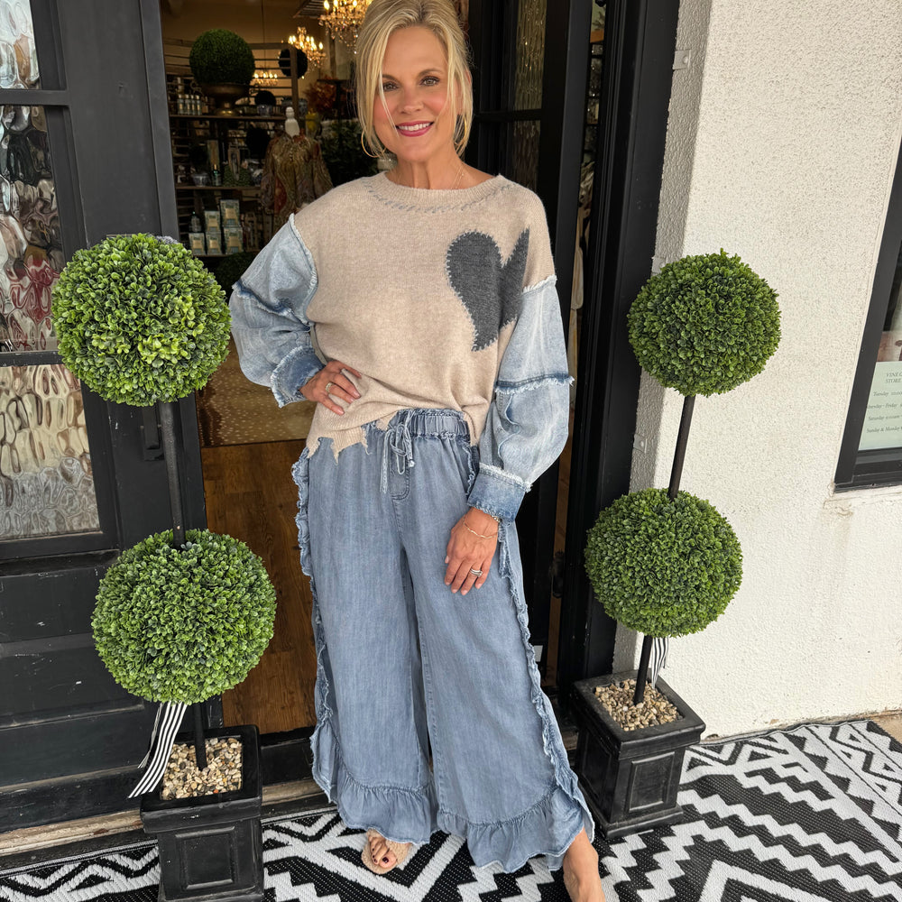 Collins Pant - Washed Demin