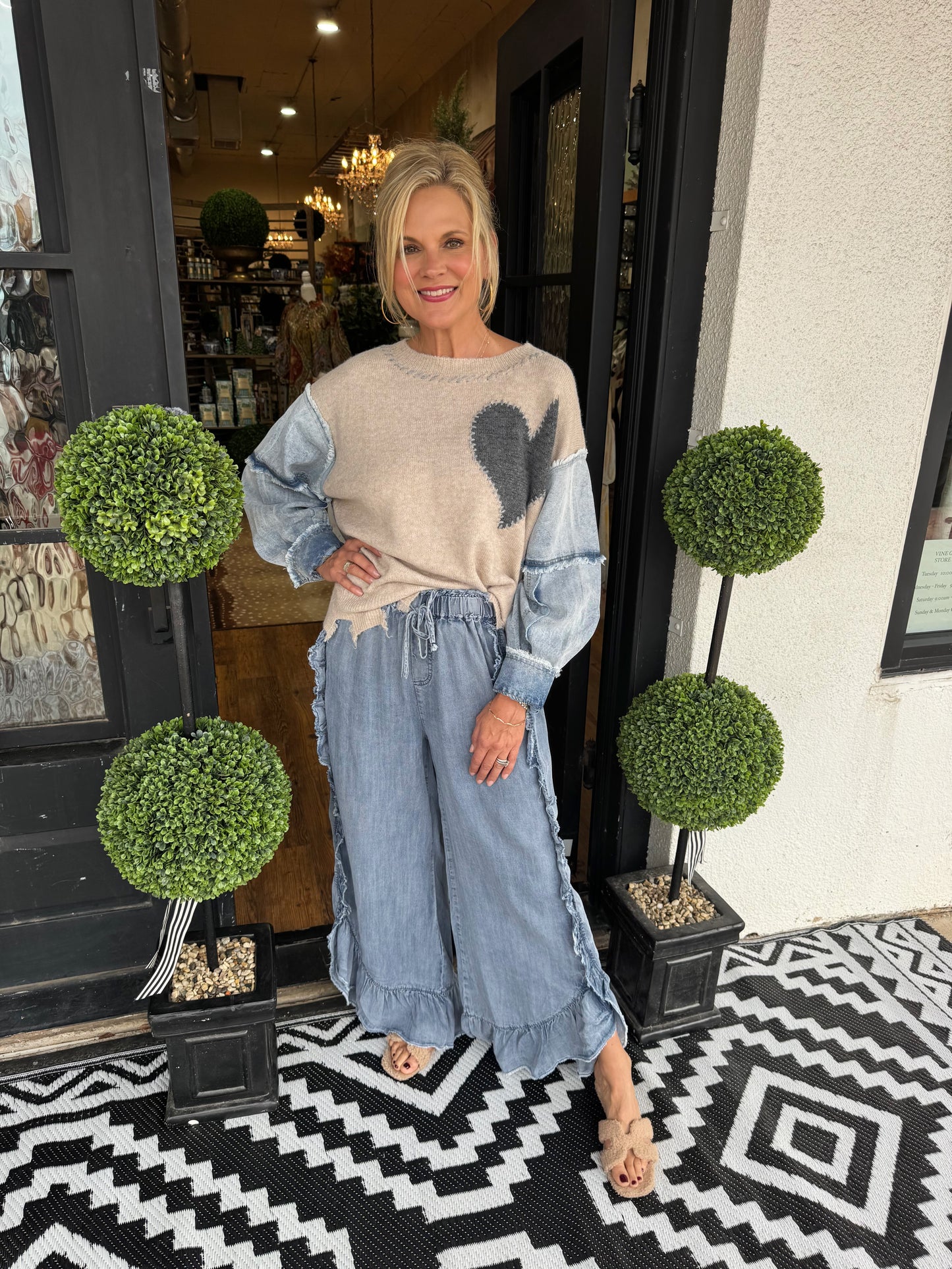 Collins Pant - Washed Demin