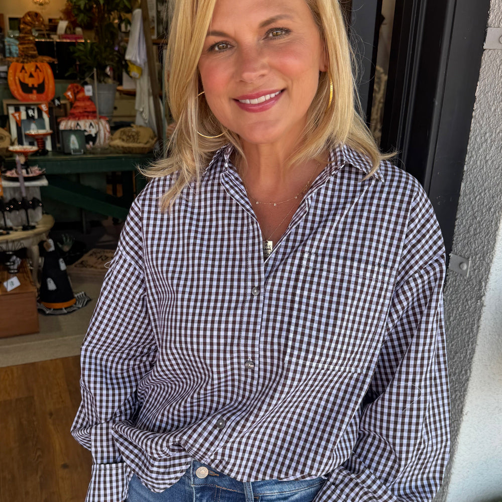 Livy Top - Brown