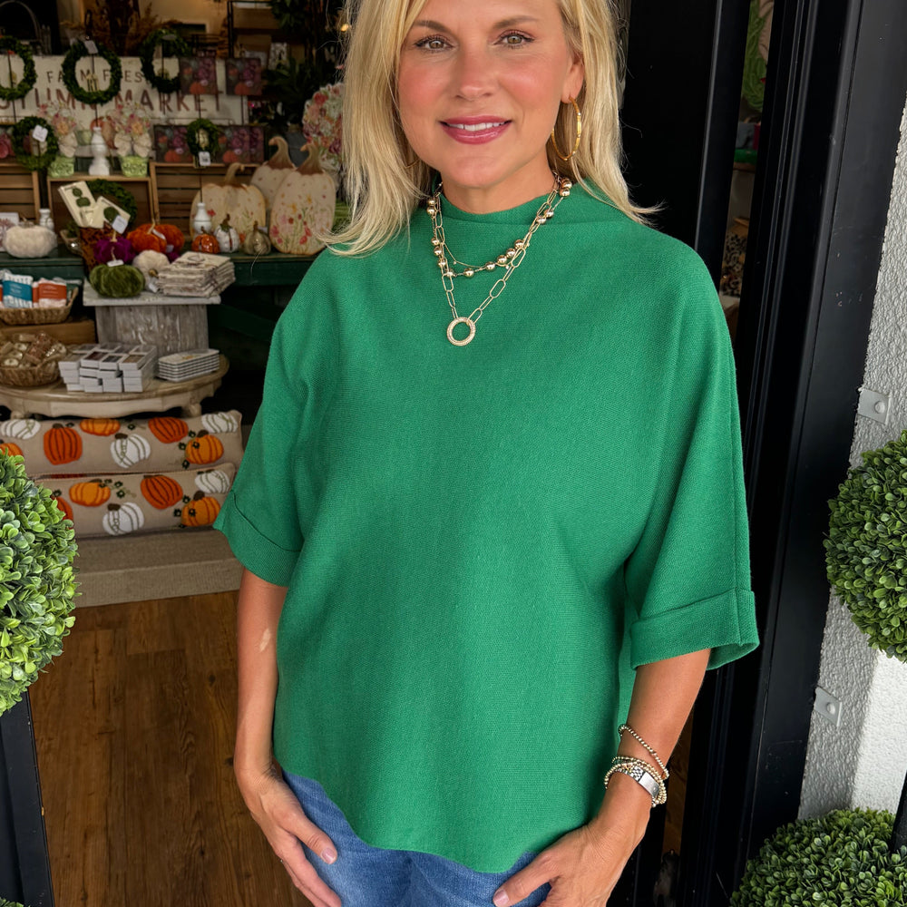 Miranda Top - Hunter Green