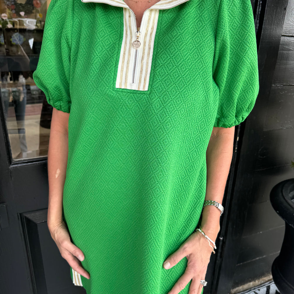 Mary Square Andie Dress Green