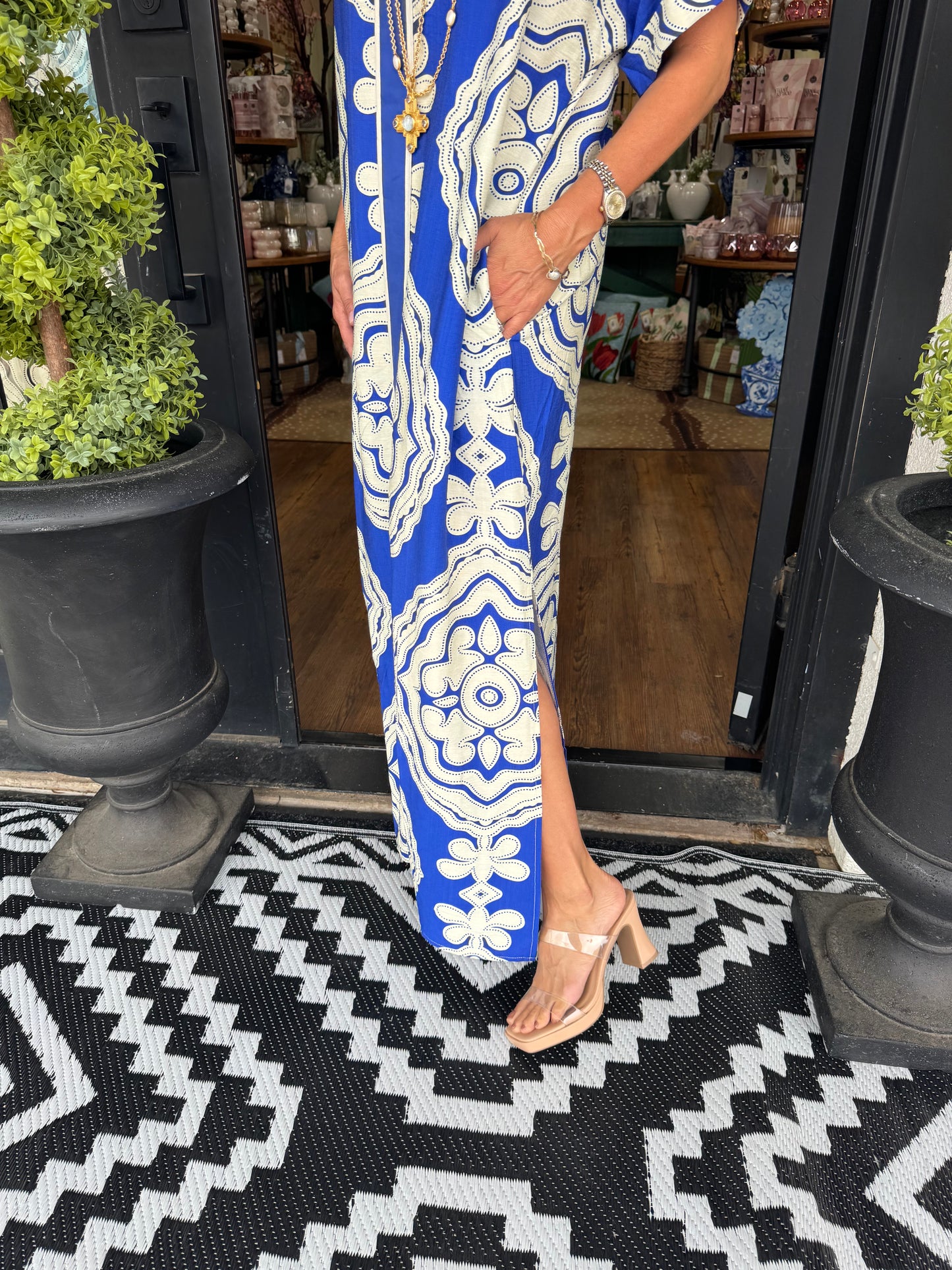 harper dress blue Harper Maxi Dress II