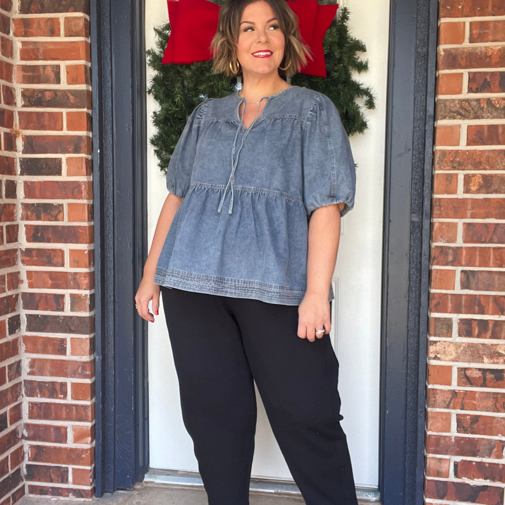 Elwood Denim Blouse