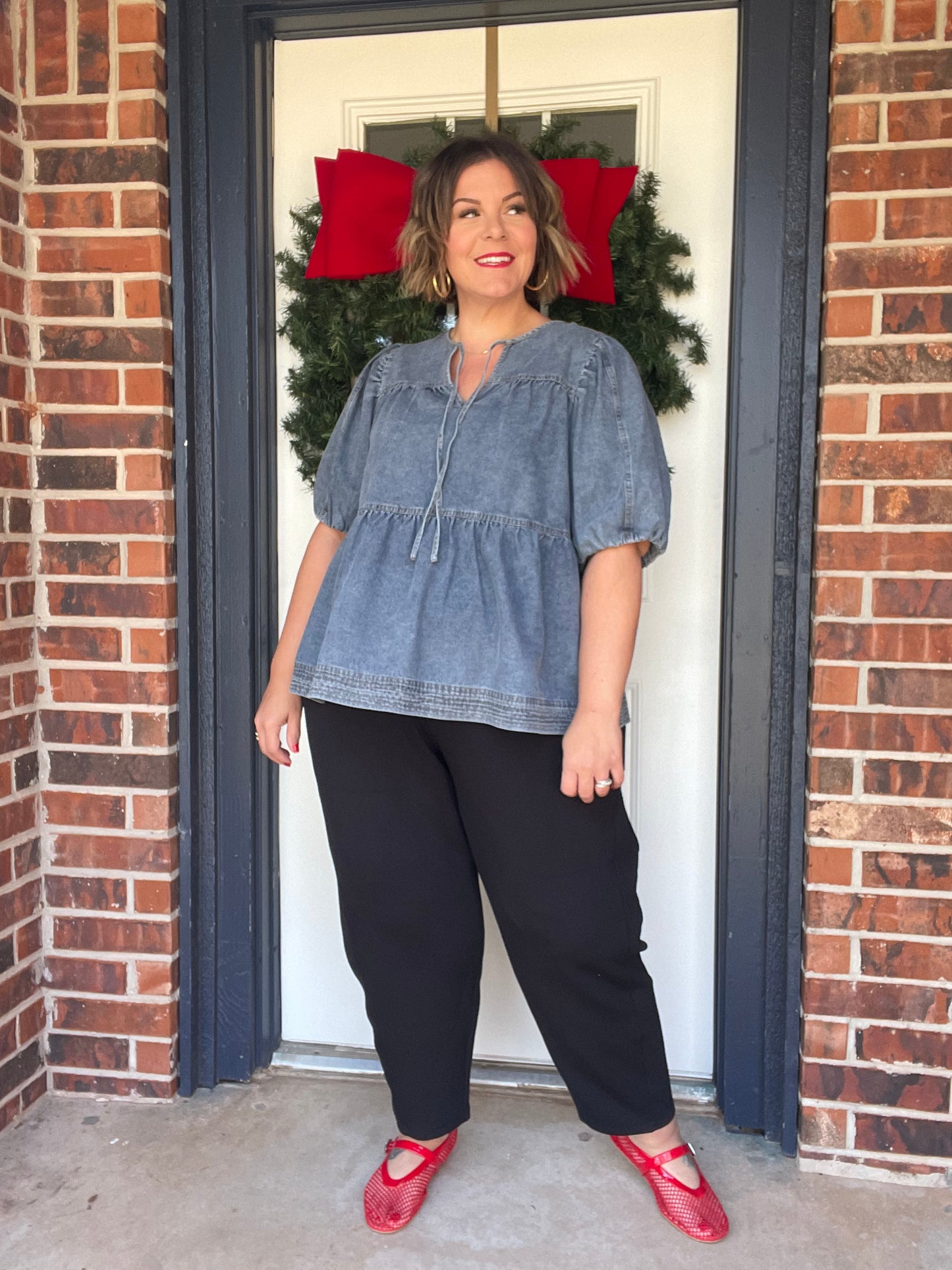 Elwood Denim Blouse