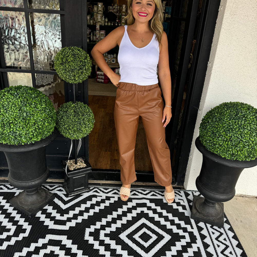 
                      
                        Marlee Leather Pant
                      
                    