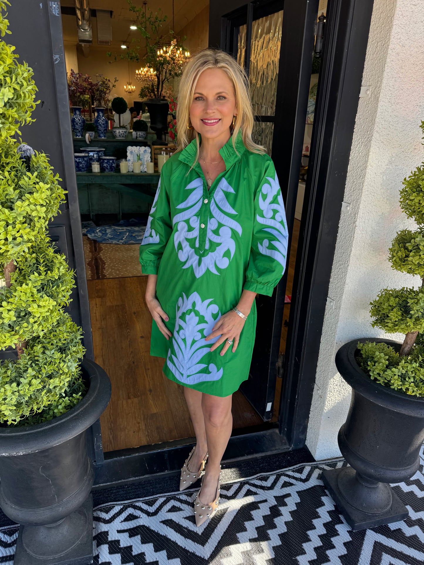 Leah Dress - Kelly Green
