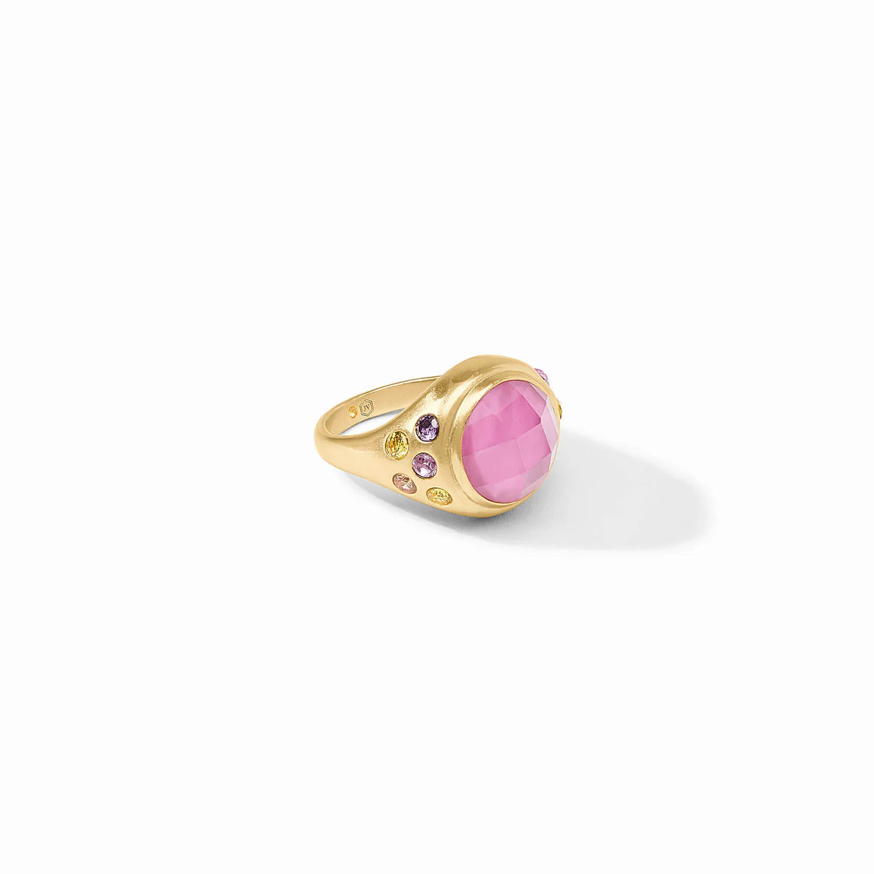Rainbow Statement Ring - Iridescent Tourmaline Pink