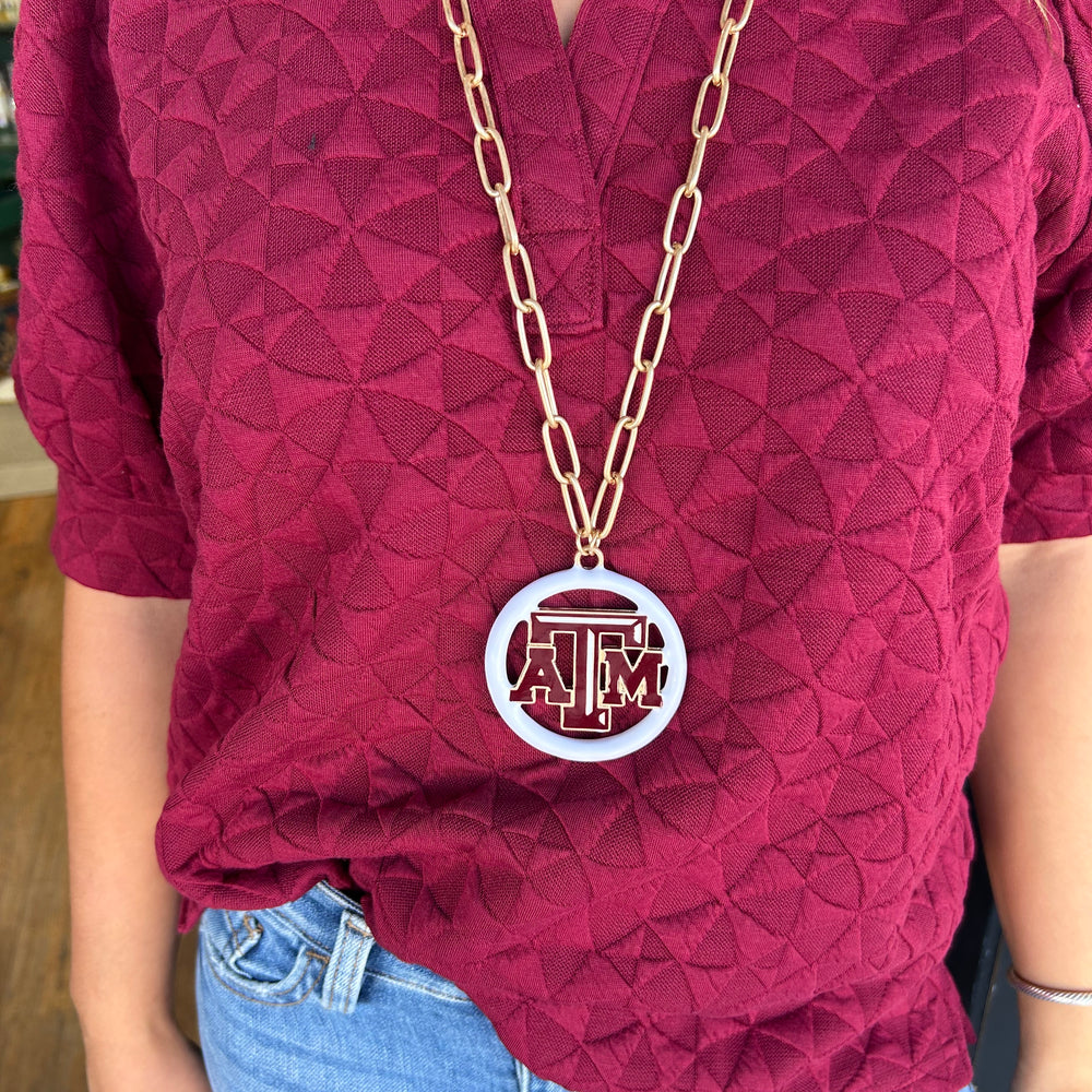 Game Day 32" Medallion Necklaces