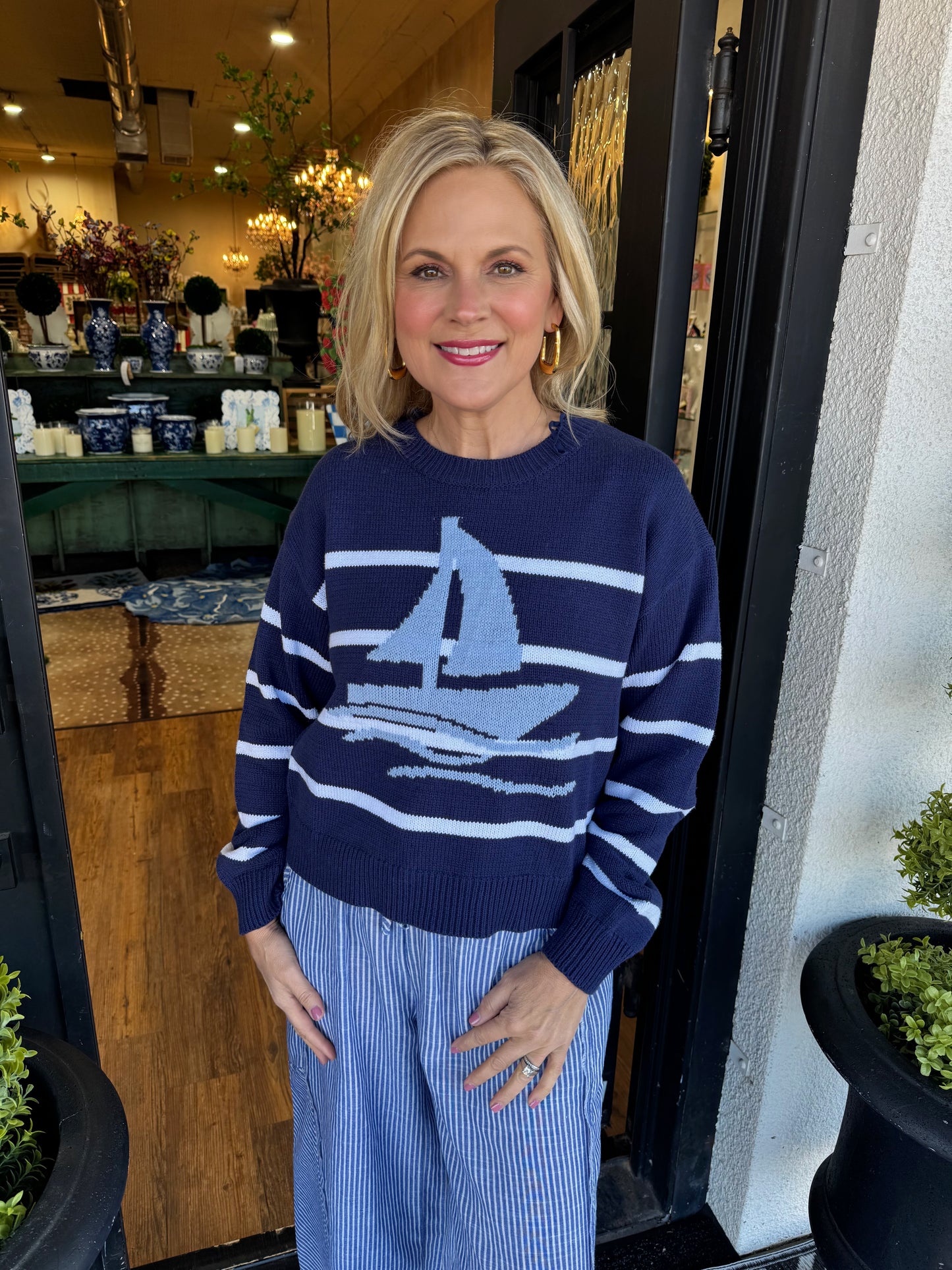 Willow Sweater - Navy