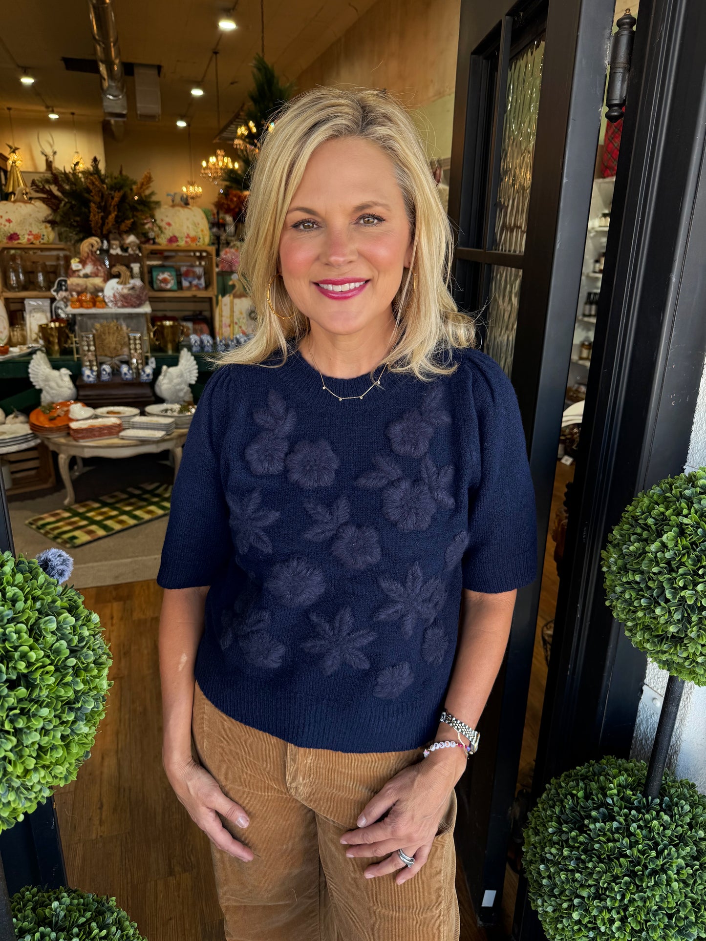 Natalie Top - Navy