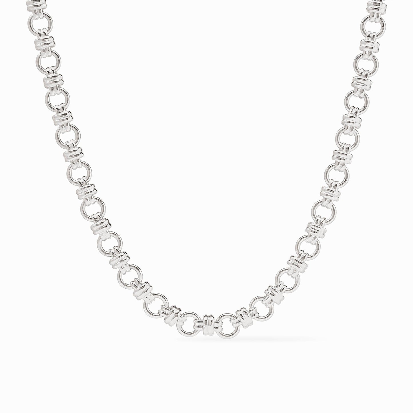 Esme Link Necklace - Silver