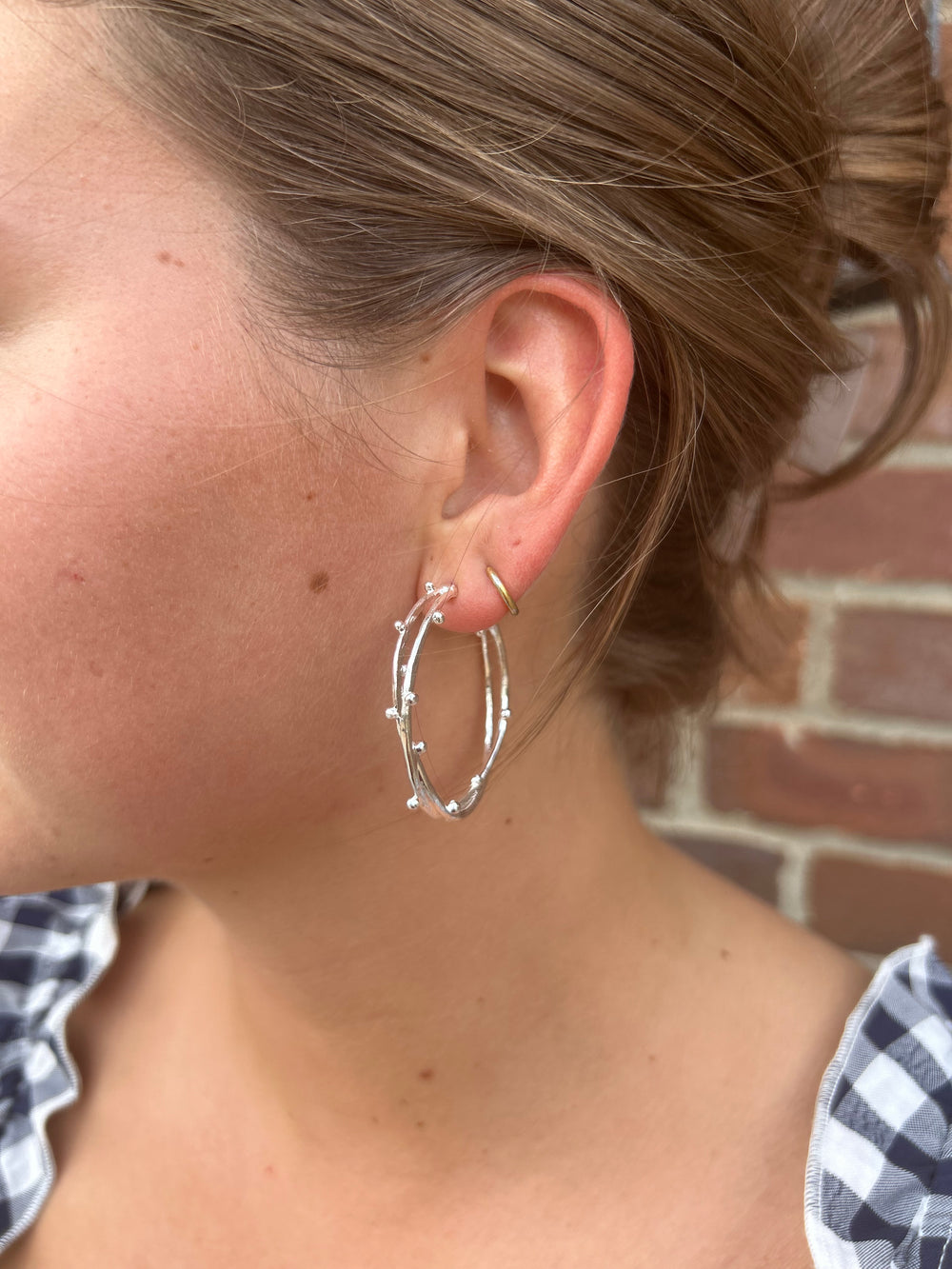 Twisted Hoop Earring