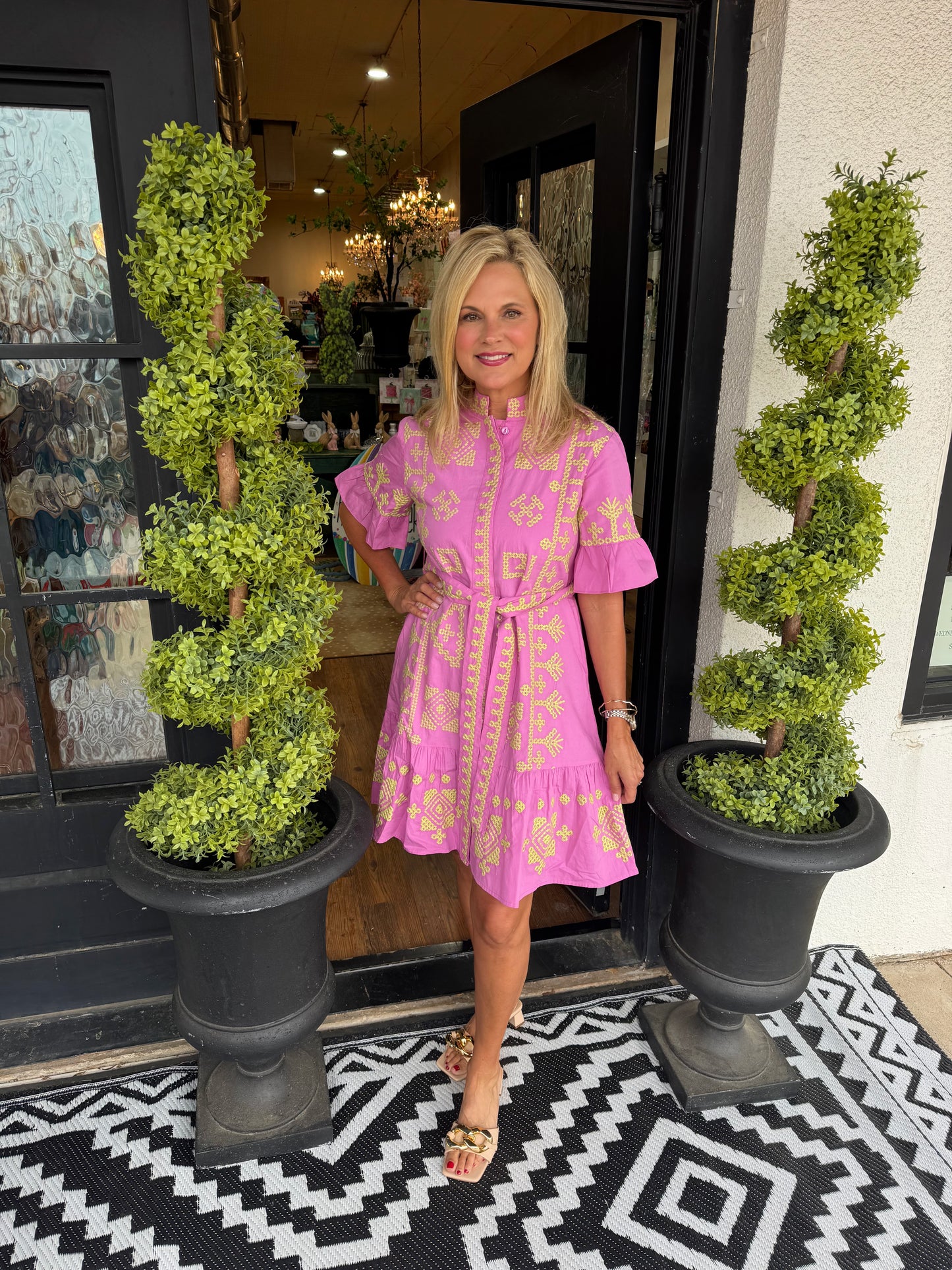 Uncle Frank Cross Stitched Dress