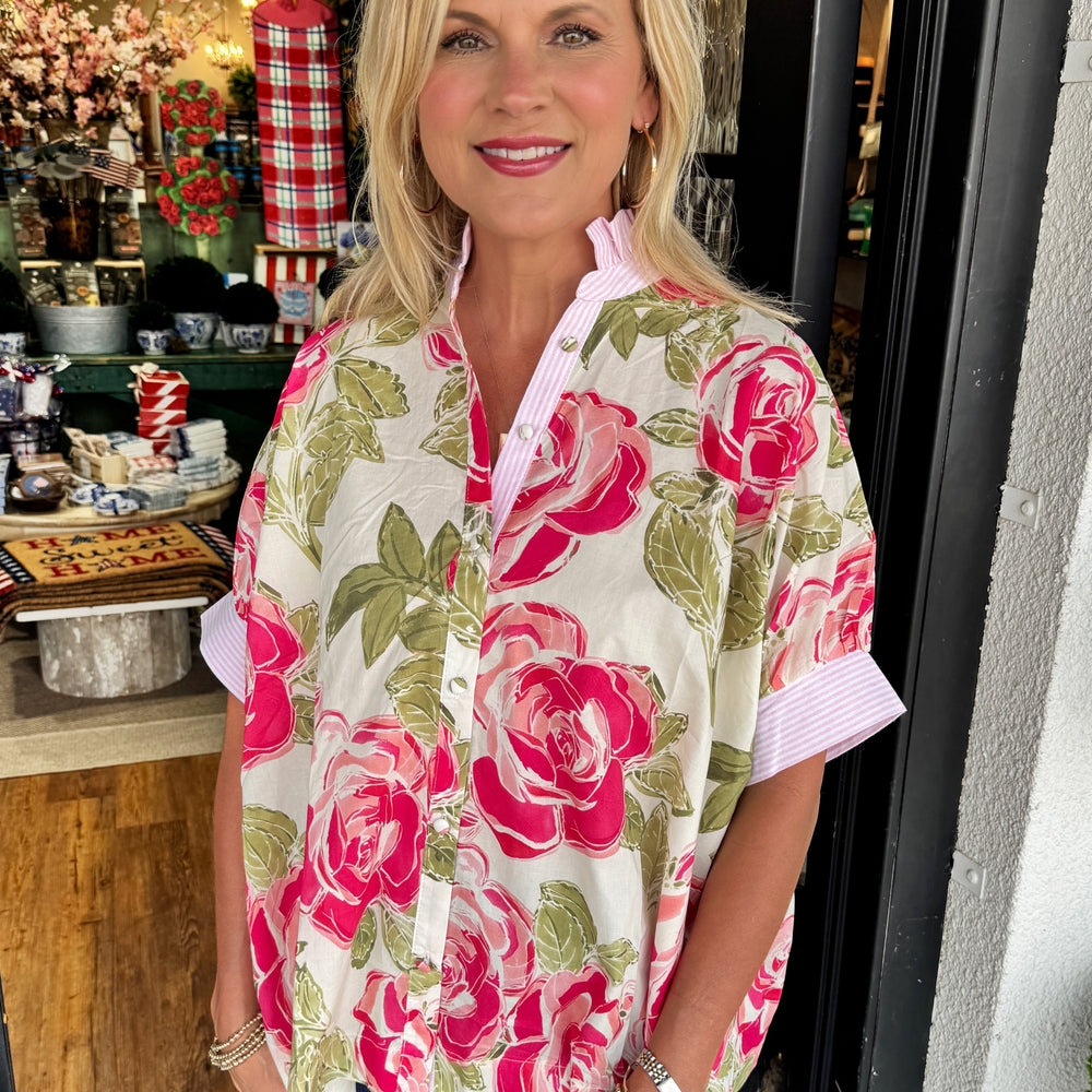 Perla Floral Top