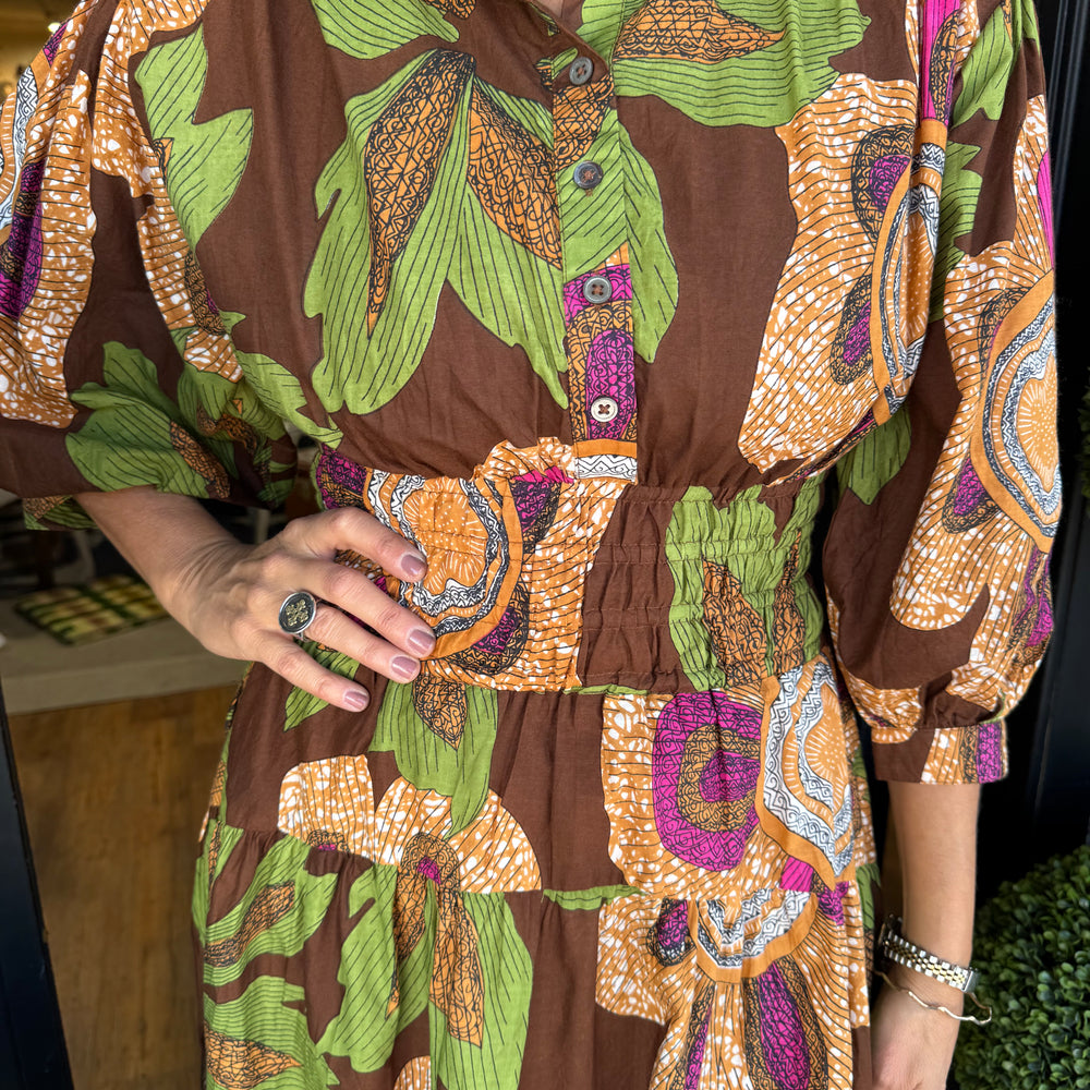 Uncle Frank Big Blooms Dress
