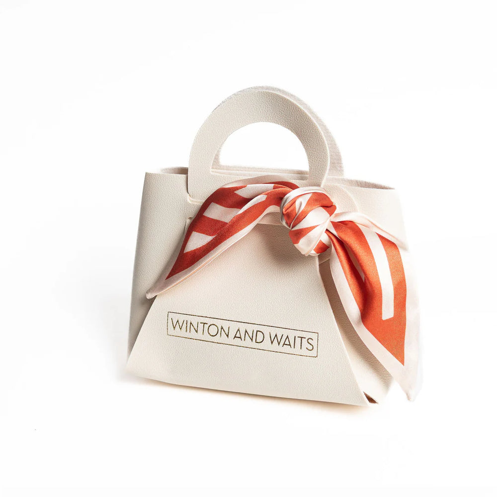 Burnt Orange & Cream Gameday Scarf