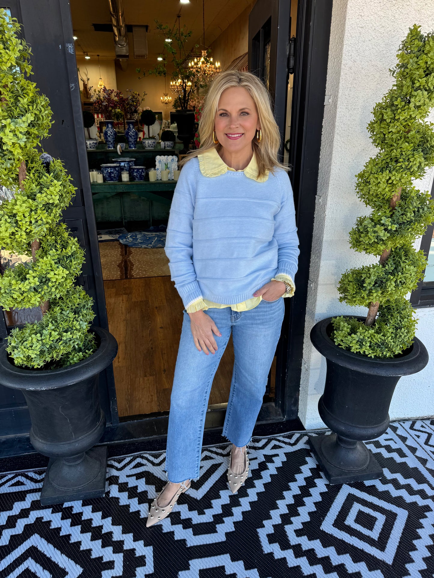 Destiny Sweater - Light Blue