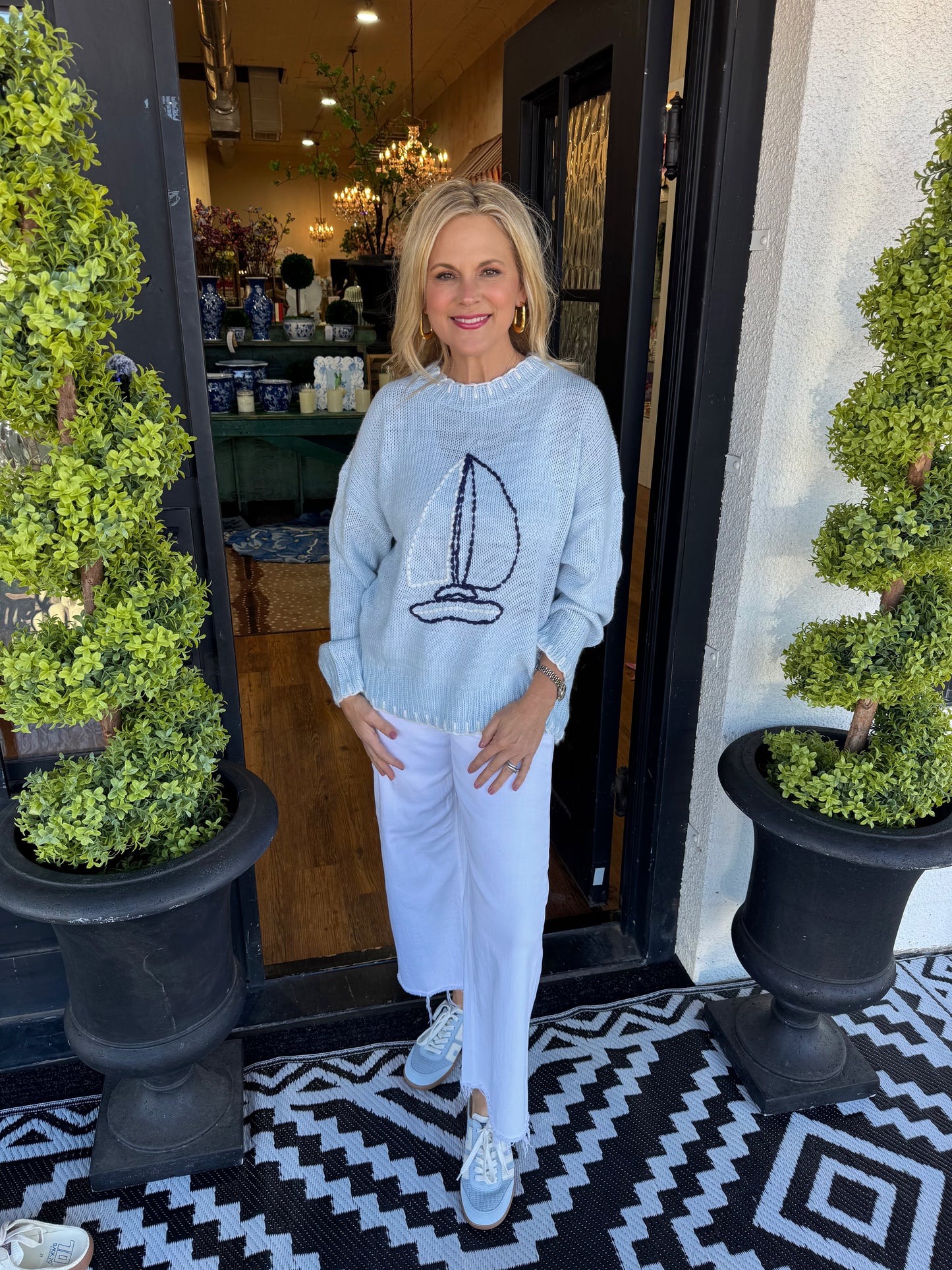 Lorenze Sweater - Baby Blue