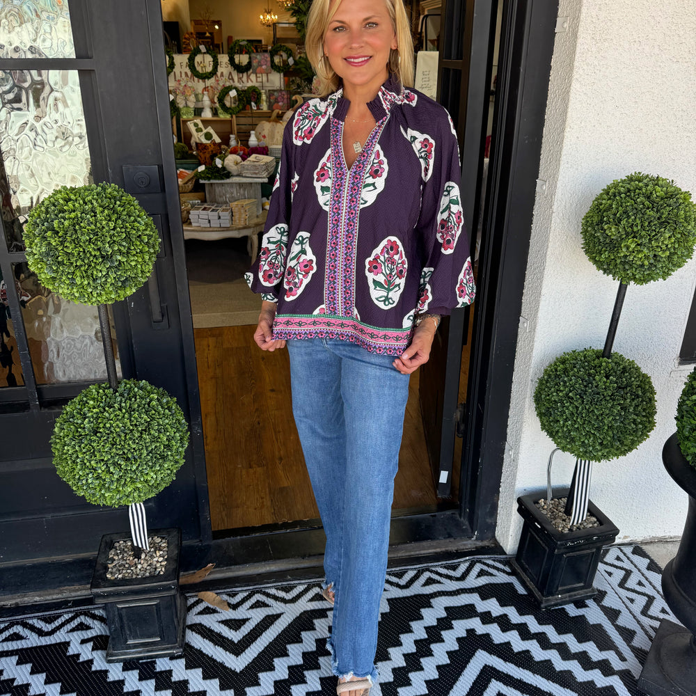 Susan Top - Plum