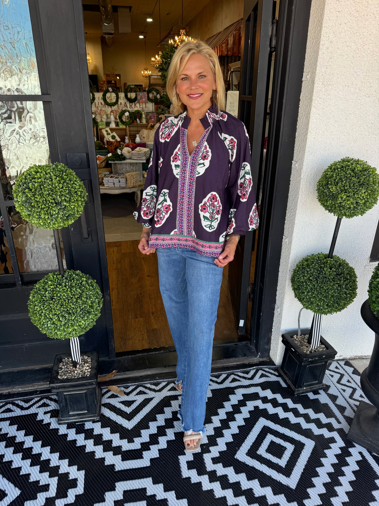 Susan Top - Plum