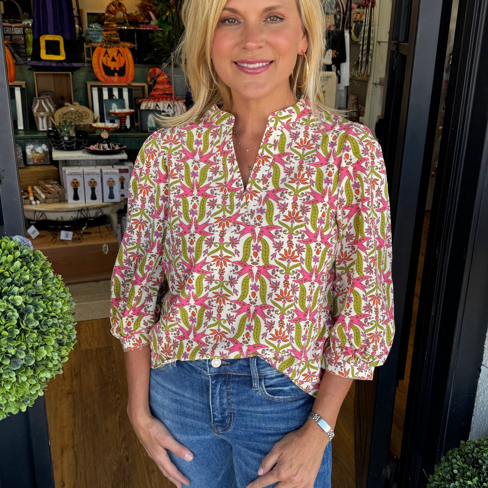 Tamryn Gossamer Wings Coral Top