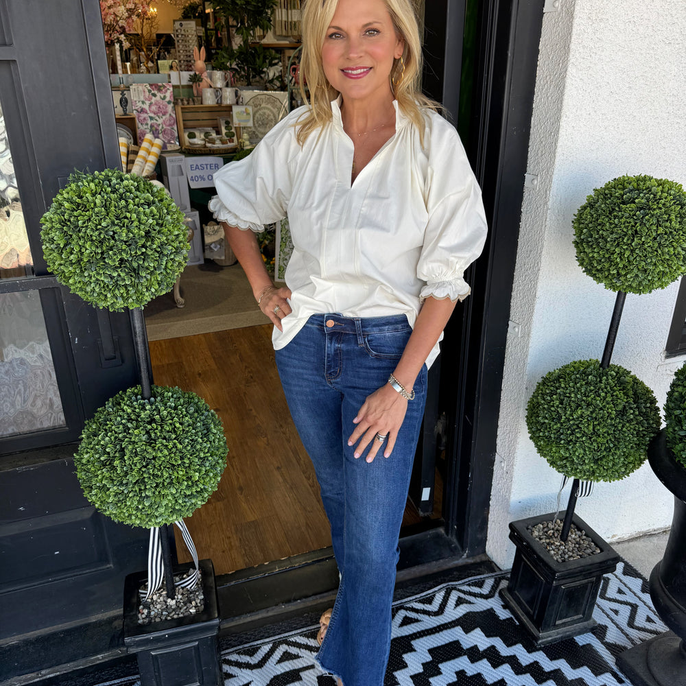 
                  
                    Molly Top- Cream
                  
                