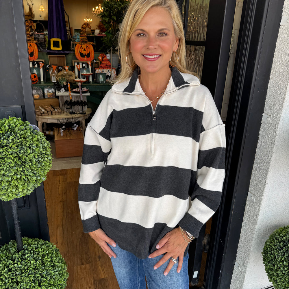Carly Sweater - Charcoal