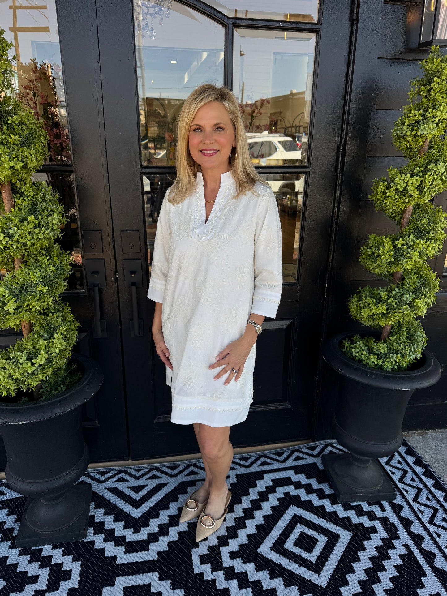 Cecilia Dress - Off White