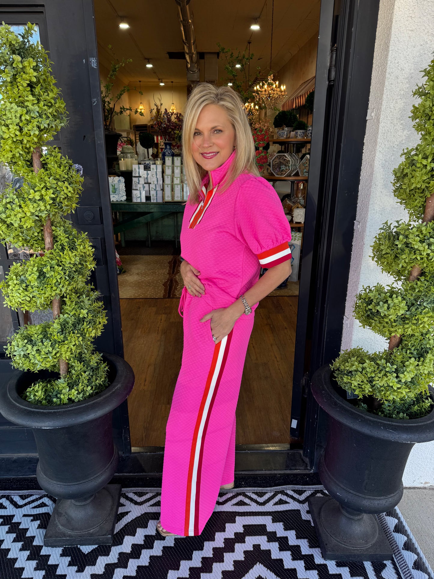 Joyce Set - Hot Pink