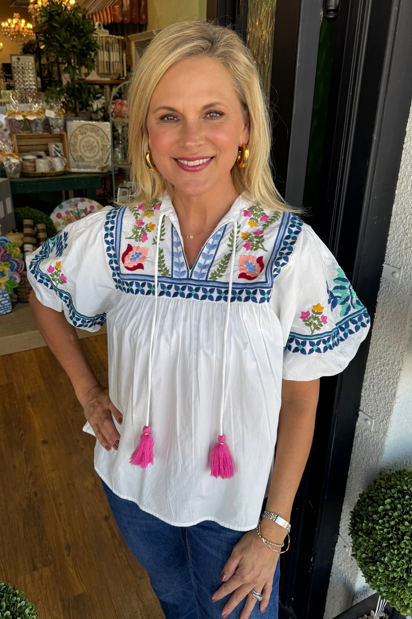 Cordelia Floral Top