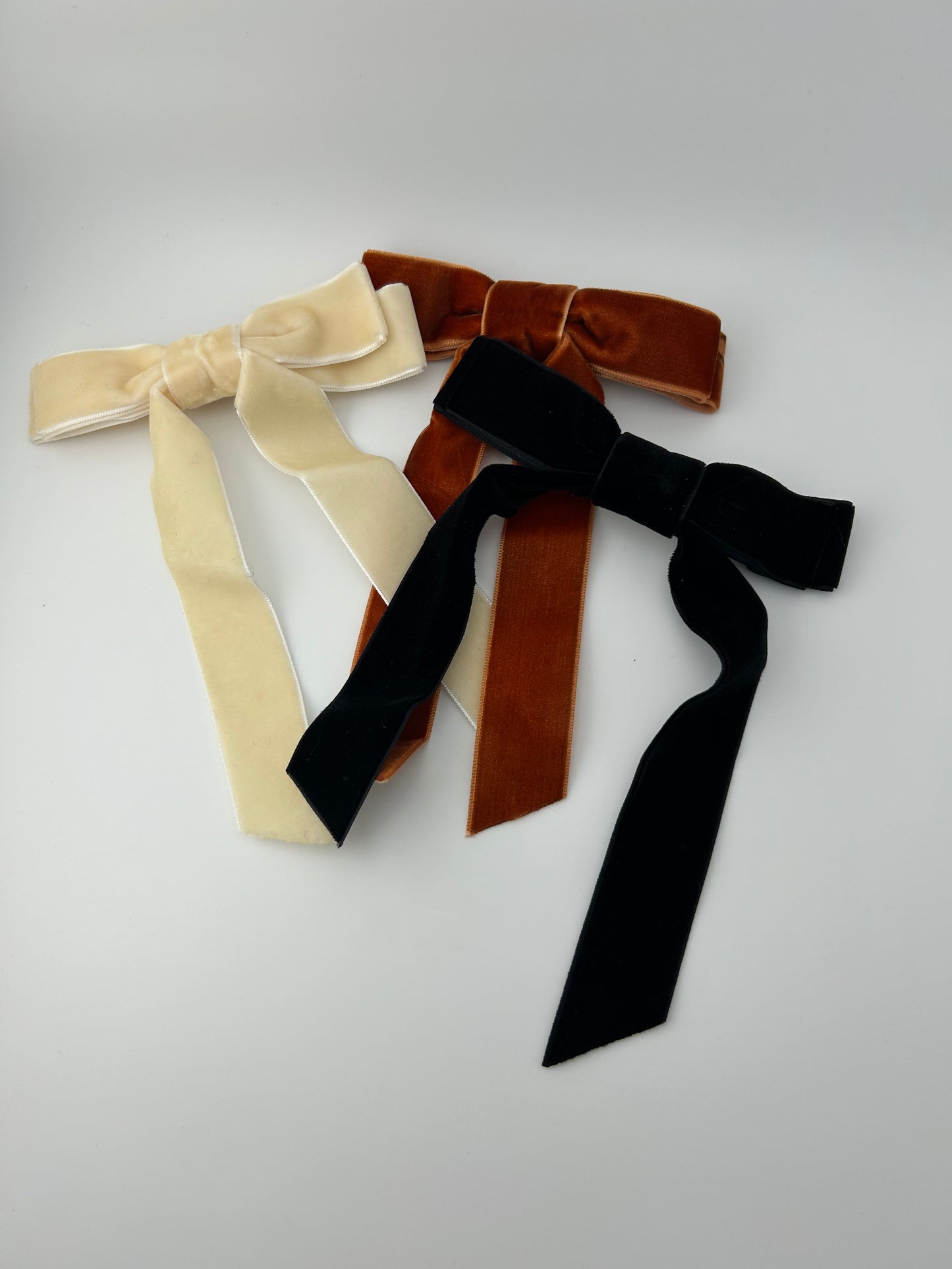 Velvet Bow Clip