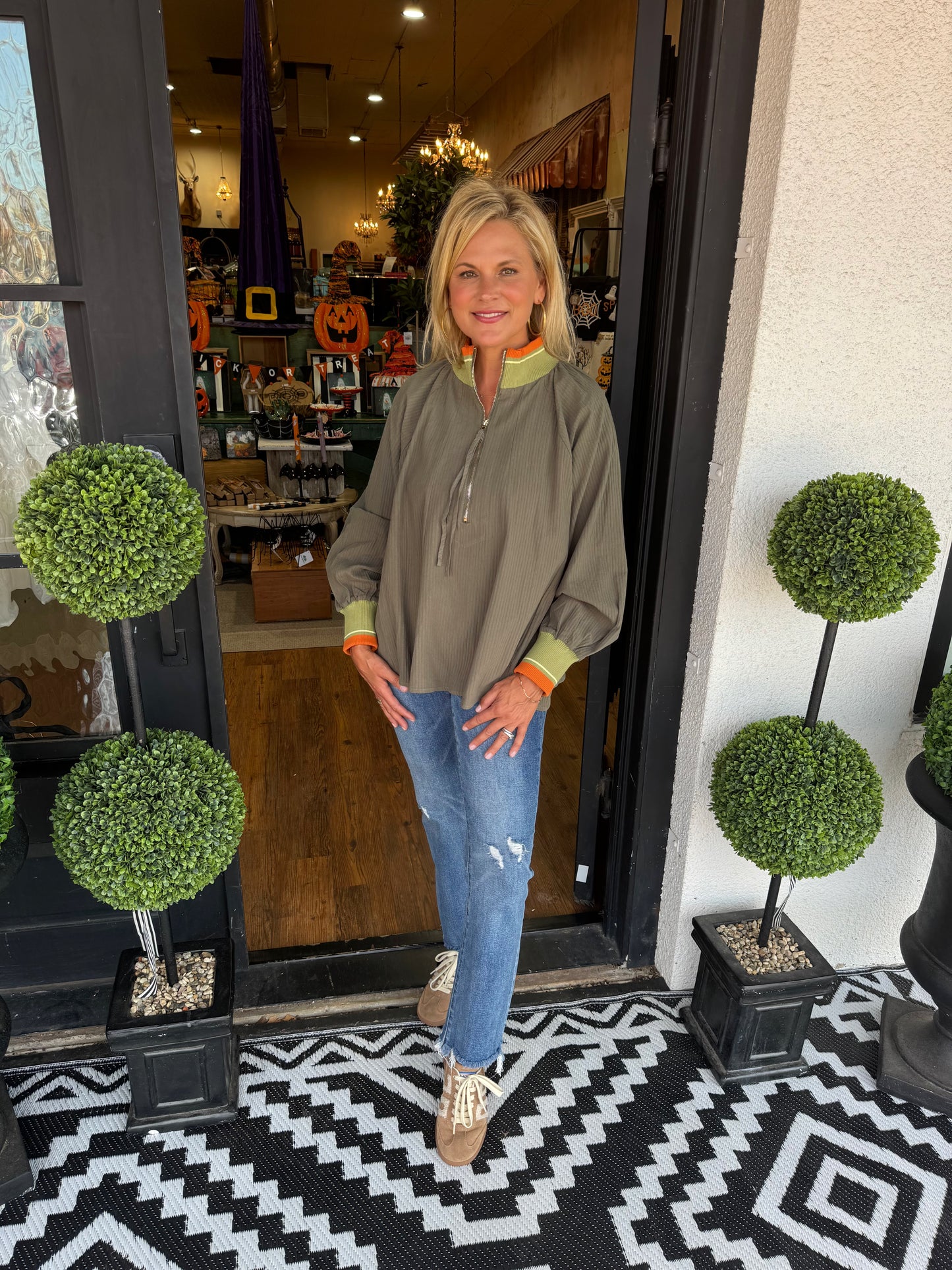 Shelly Top - Olive