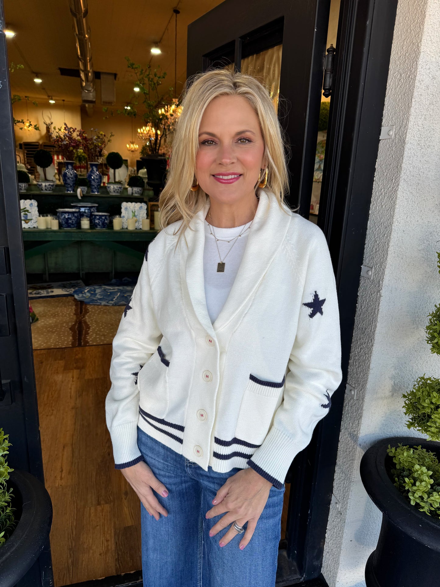 Zoie Cardigan - Ecru